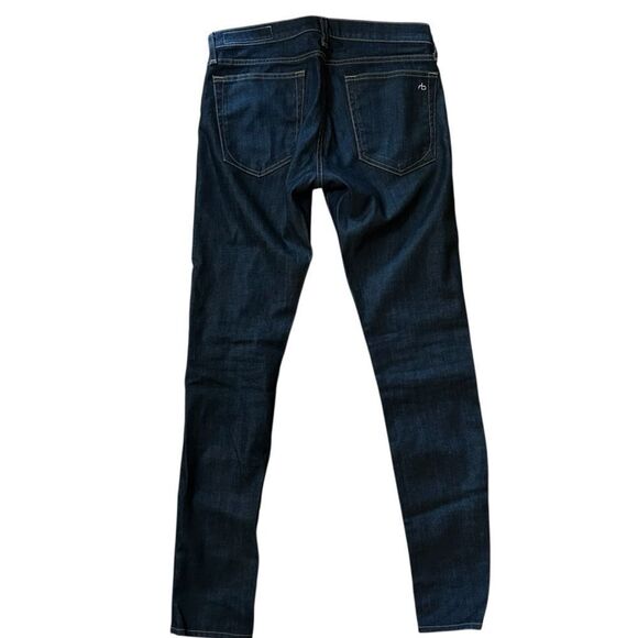 Rag & Bone Dre Mid-Rise Boyfriend Slim Leg Beverly Dark Wash Denim Jeans Size 26 - Picture 7 of 7
